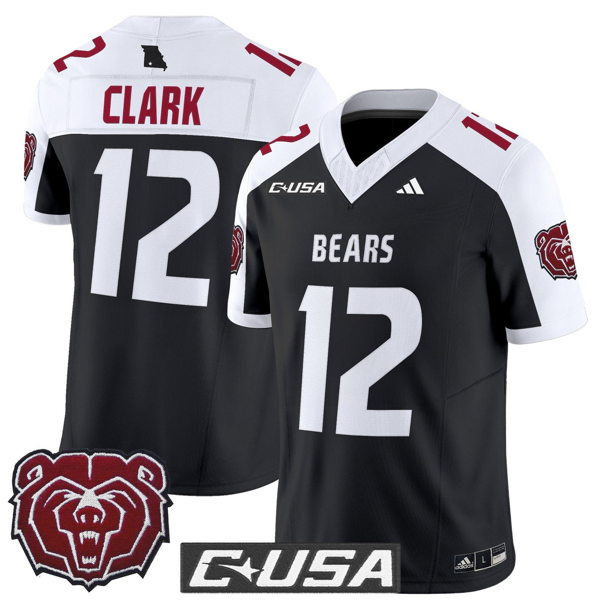 Men's Missouri State Bears 2025 Vapor Limited Jersey - All Stitched