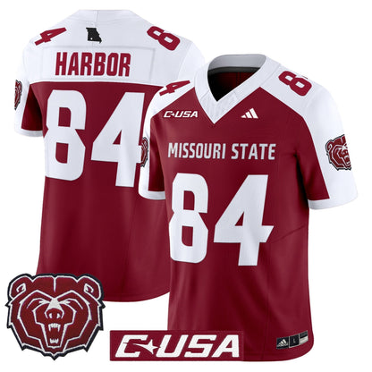 Men's Missouri State Bears 2025 Vapor Limited Jersey - All Stitched