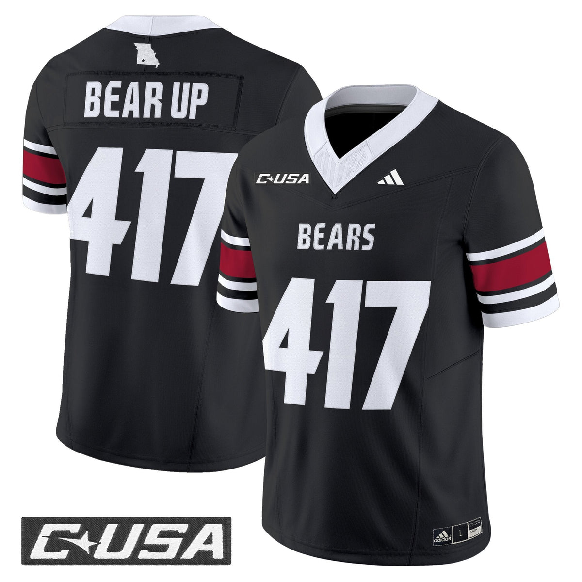 Men's Missouri State Bears 2025 Vapor Limited Jersey - All Stitched