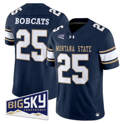 Men's Montana State Bobcats 2025 Vapor Limited Jersey - All Stitched