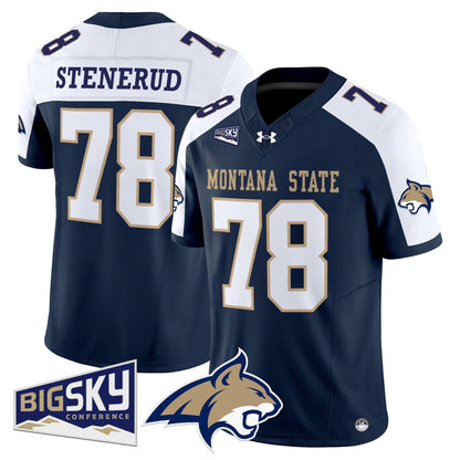 Men's Montana State Bobcats 2025 Vapor Limited Jersey - All Stitched