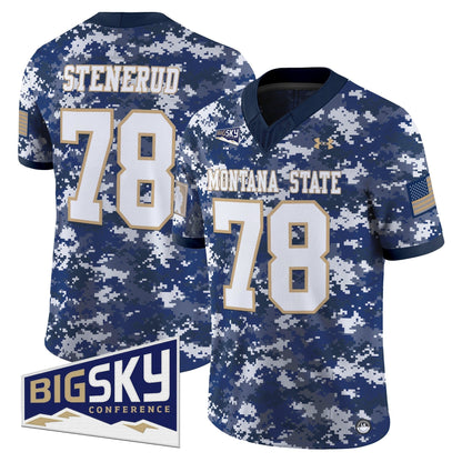 Men's Montana State Bobcats 2025 Vapor Limited Jersey - All Stitched