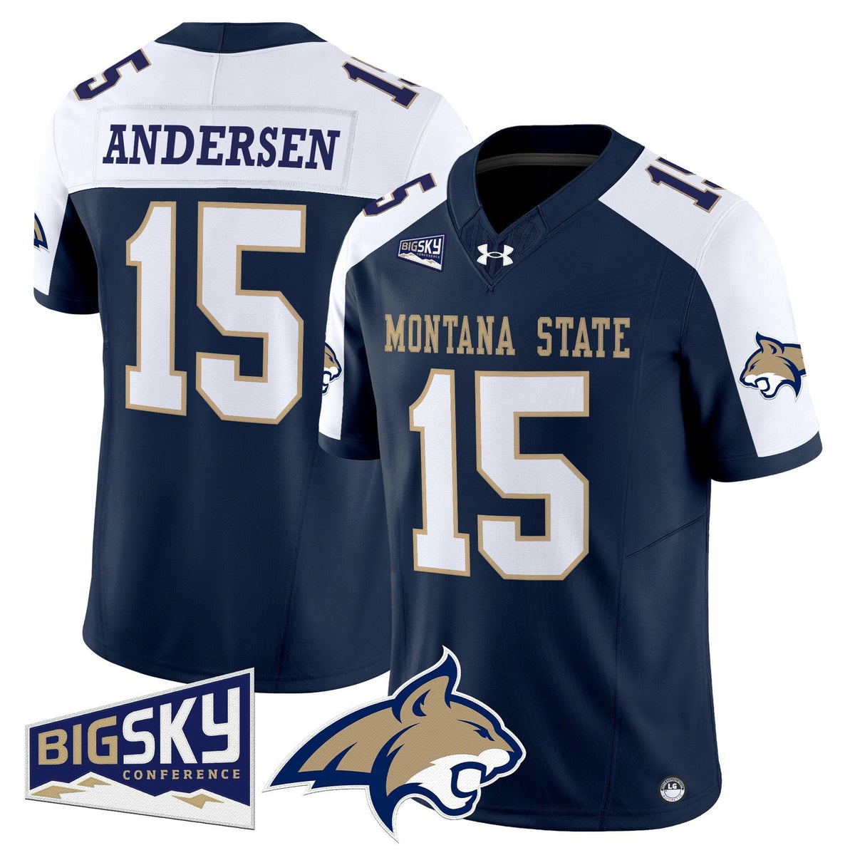 Men's Montana State Bobcats 2025 Vapor Limited Jersey - All Stitched