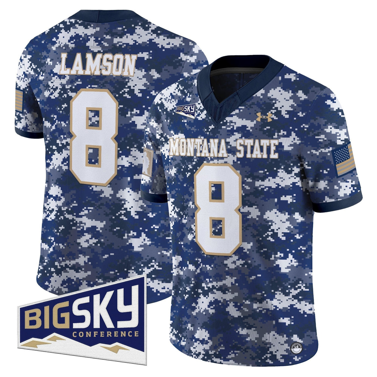 Men's Montana State Bobcats 2025 Vapor Limited Jersey - All Stitched