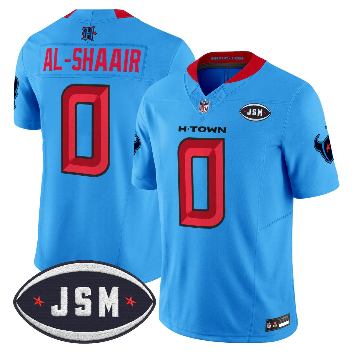 Houston Texan Janice McNair Memorial Patch Vapor Limited Jersey - All Stitched