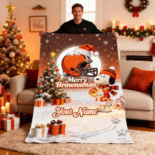 CB x SNP | Premium Christmas Fleece Blanket & Throw Pillow