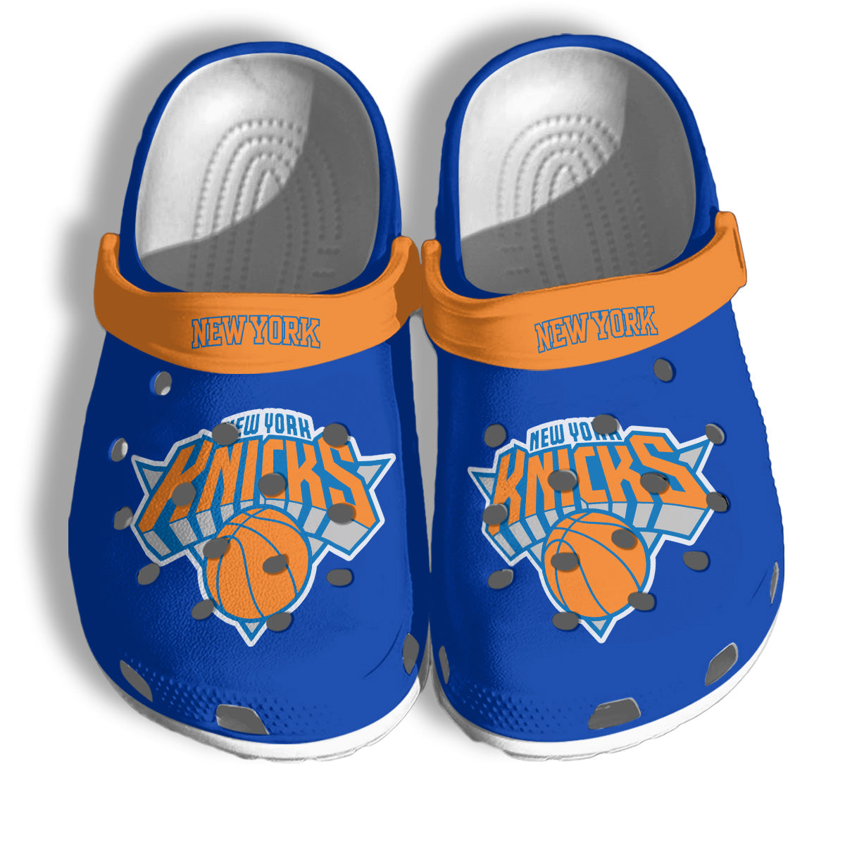 NYK 2026 Basketball  Finals Clogs Blue - Charms Gift Set