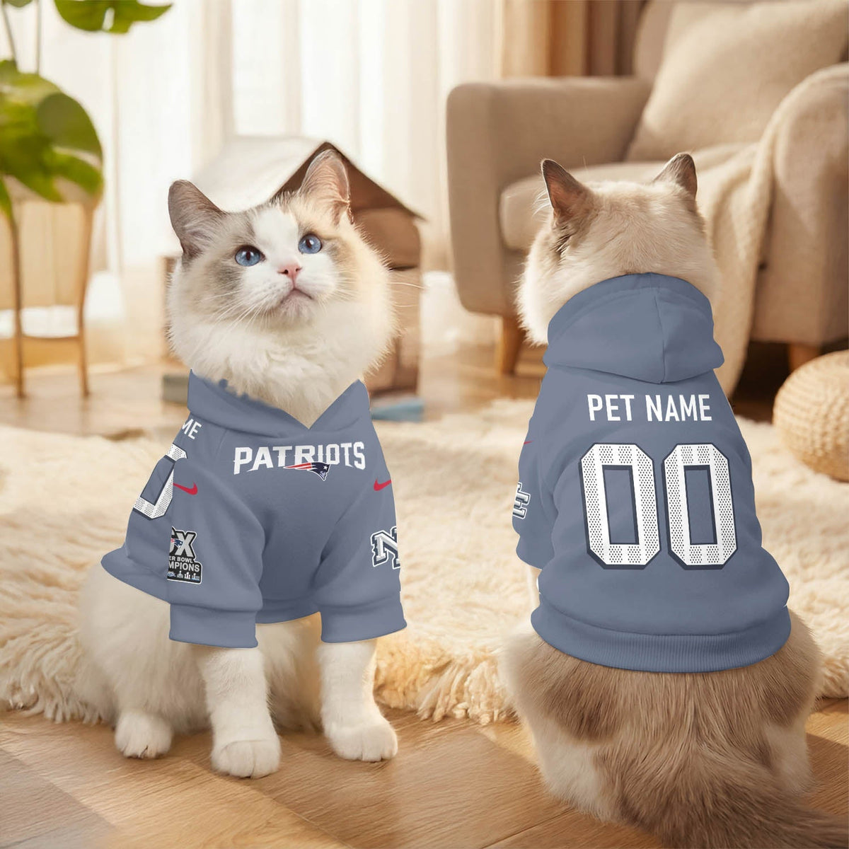 NE “Rivalries” Pet Hoodie