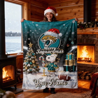 DET x SNP | Premium Christmas Fleece Blanket & Throw Pillow