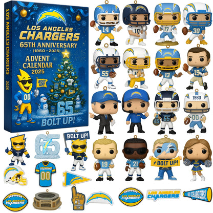 Los Angeles Chargers 65th Anniversary Advent Calendar 2025