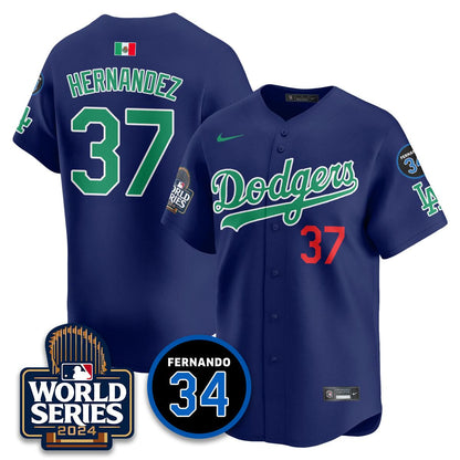 LAD Mexico World Series Jersey - Stitched