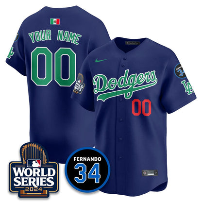 LAD Mexico World Series Custom Jersey - Stitched