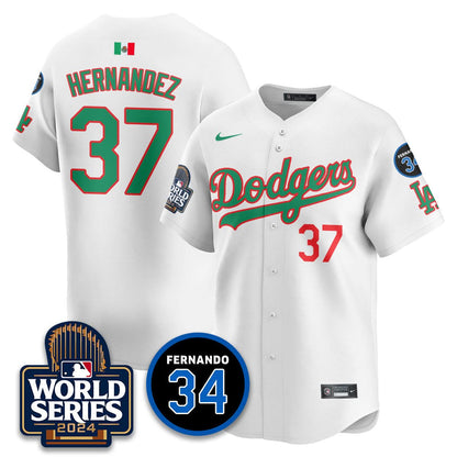LAD Mexico World Series Jersey - Stitched