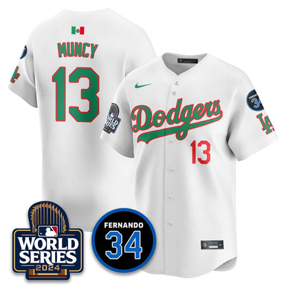 LAD Mexico World Series Jersey - Stitched