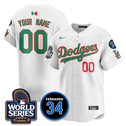 LAD Mexico World Series Custom Jersey - Stitched