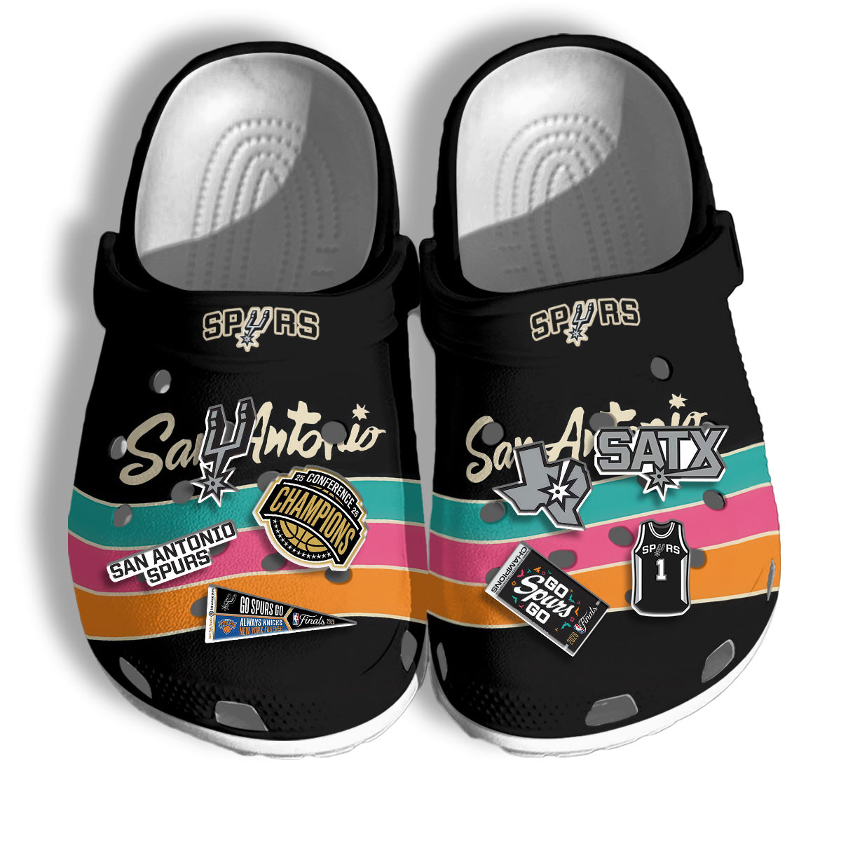 SAS 2026 Basketball  Finals Clogs City Edition - Charms Gift Set