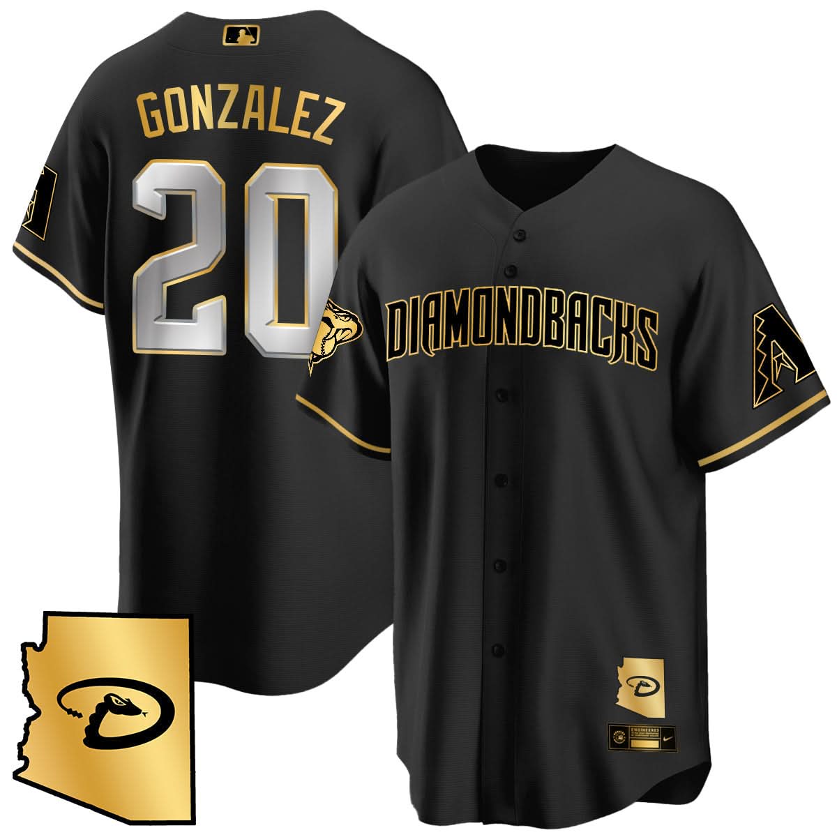 AD Black Alternate Limited Jersey - Stitched