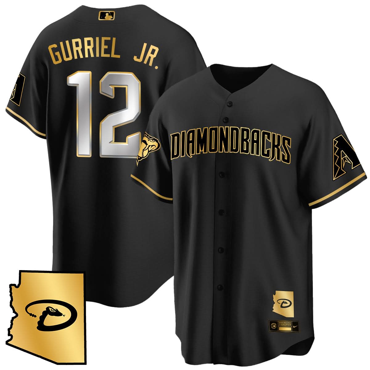AD Black Alternate Limited Jersey - Stitched