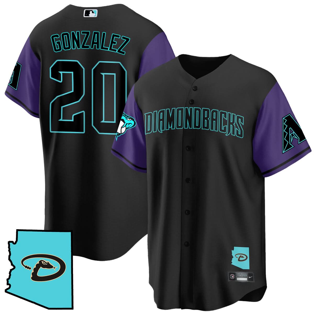 AD Black Alternate Limited Jersey - Stitched