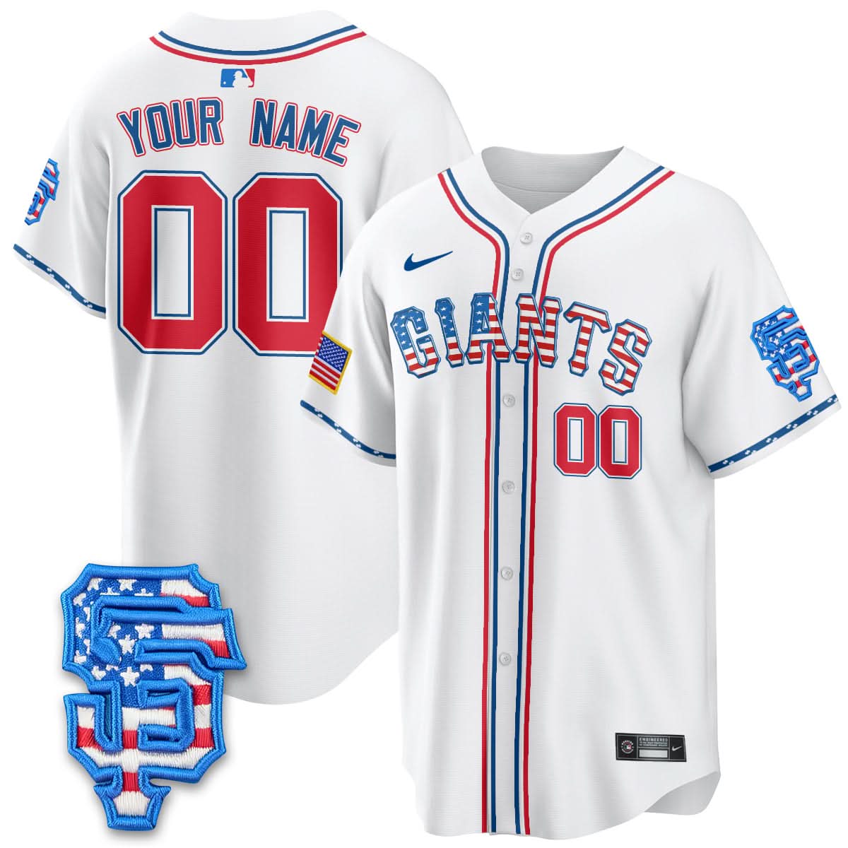 SFG 2025 Fourth of July Custom Jersey - Stitched