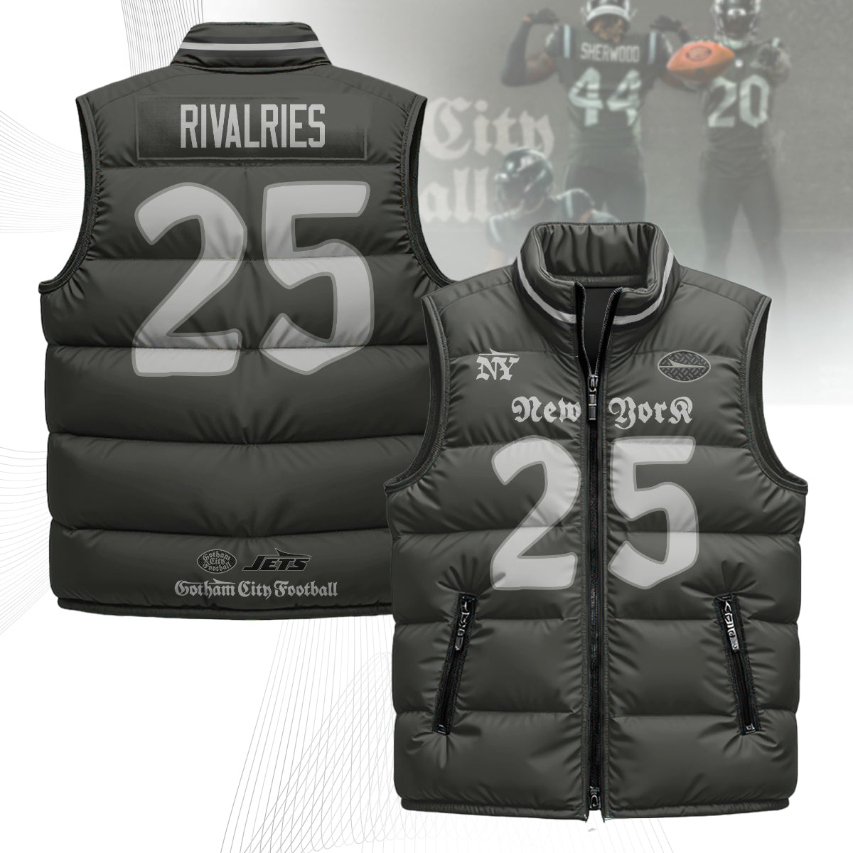 NYJ Rivalry Series Puffer Vest
