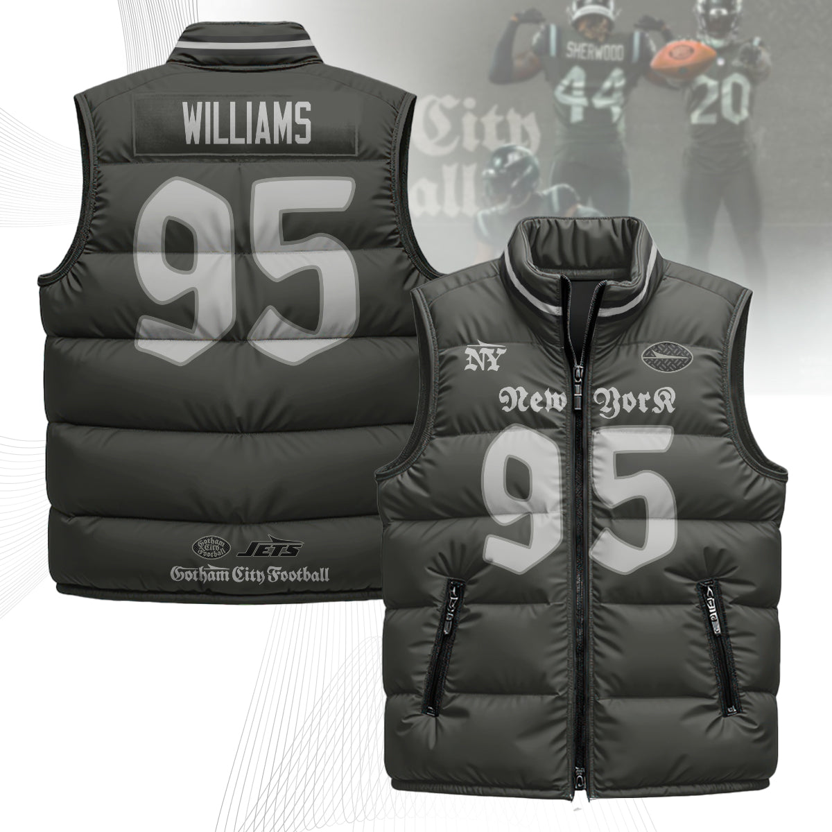 NYJ Rivalry Series Puffer Vest