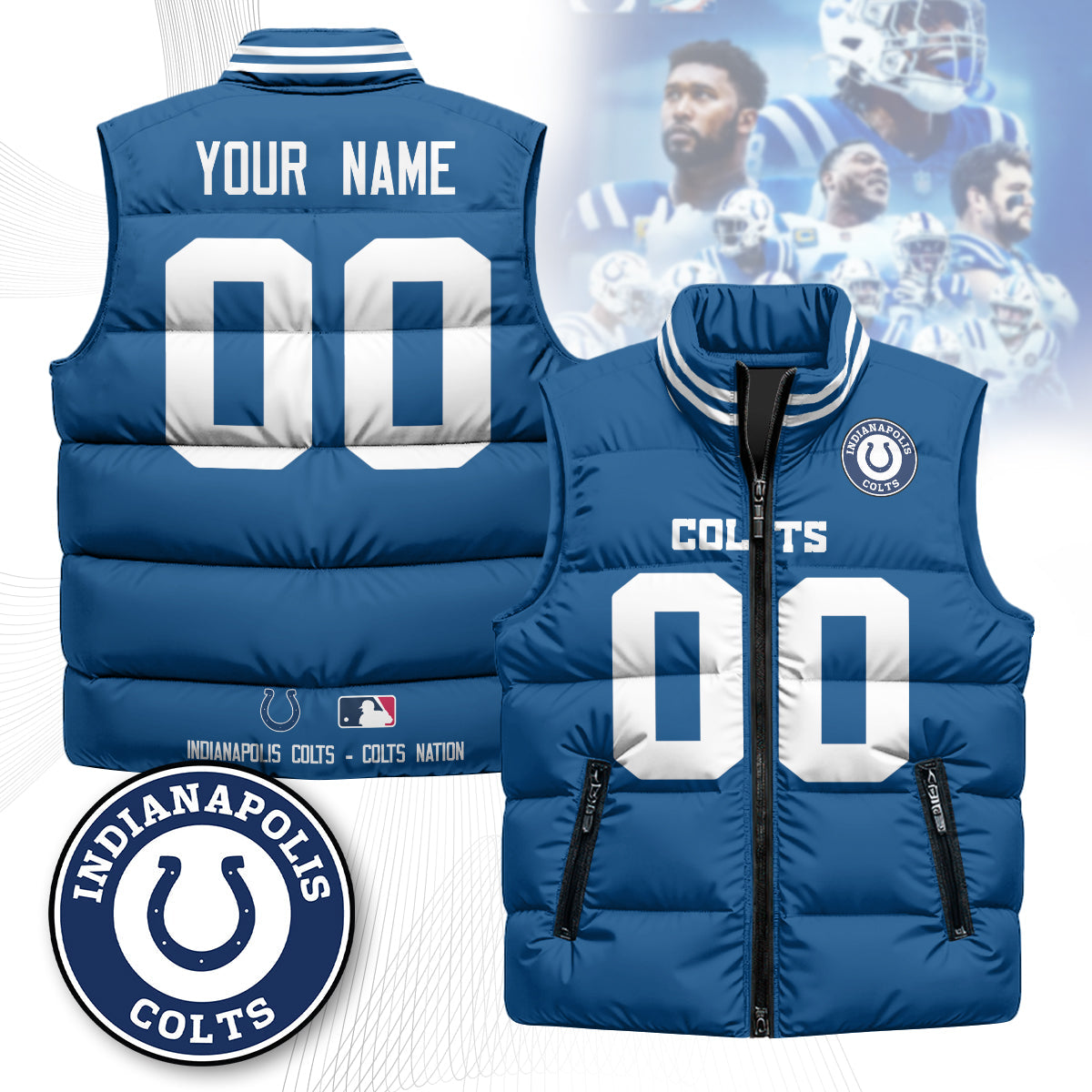 Personalized IC Unisex Puffer Vest