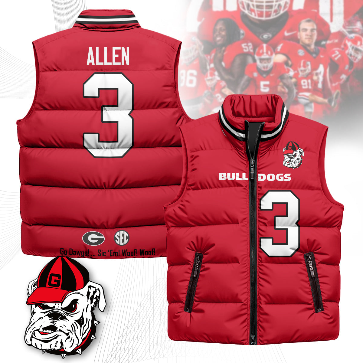 GB Unisex Puffer Vest