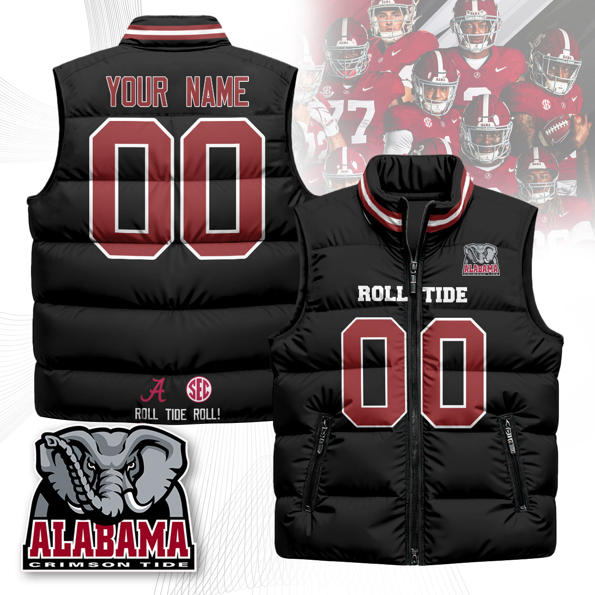 Personalized ACT Unisex Puffer Vest