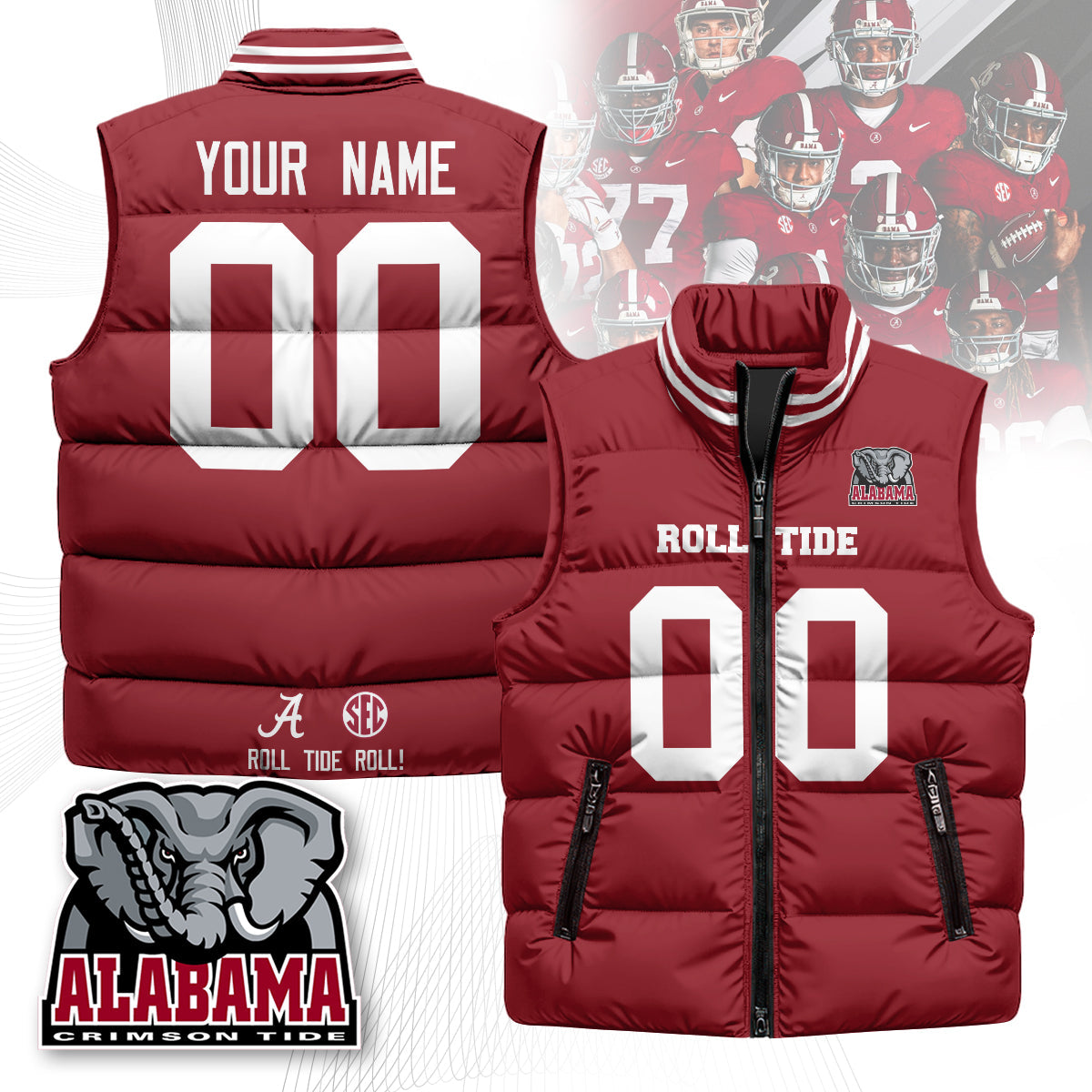 Personalized ACT Unisex Puffer Vest