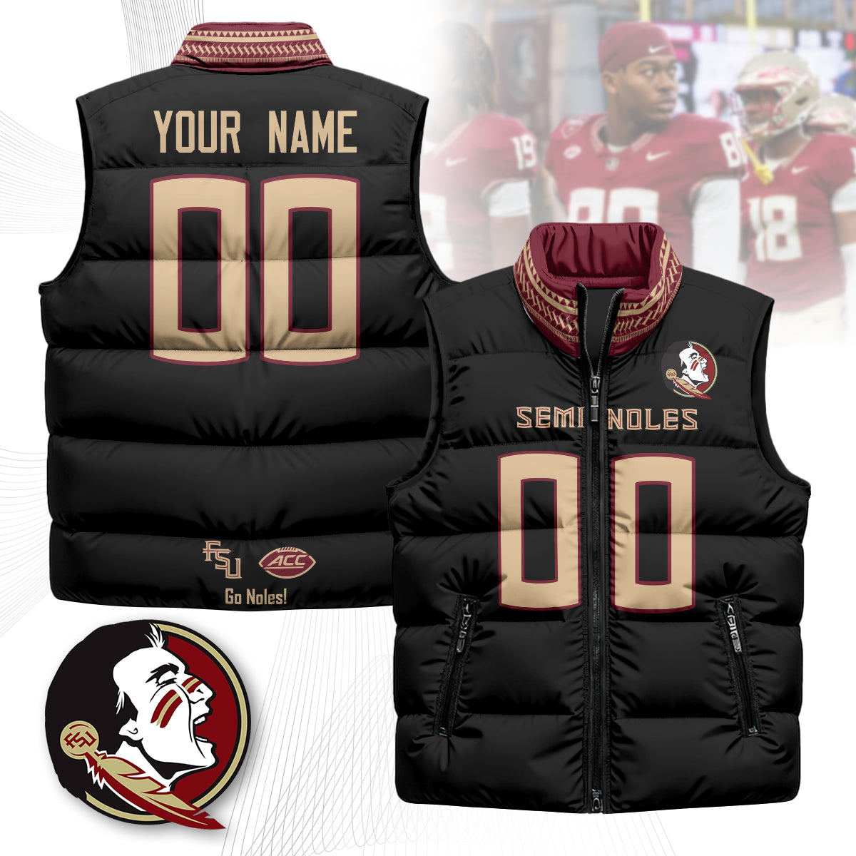 Personalized FSS Unisex Puffer Vest