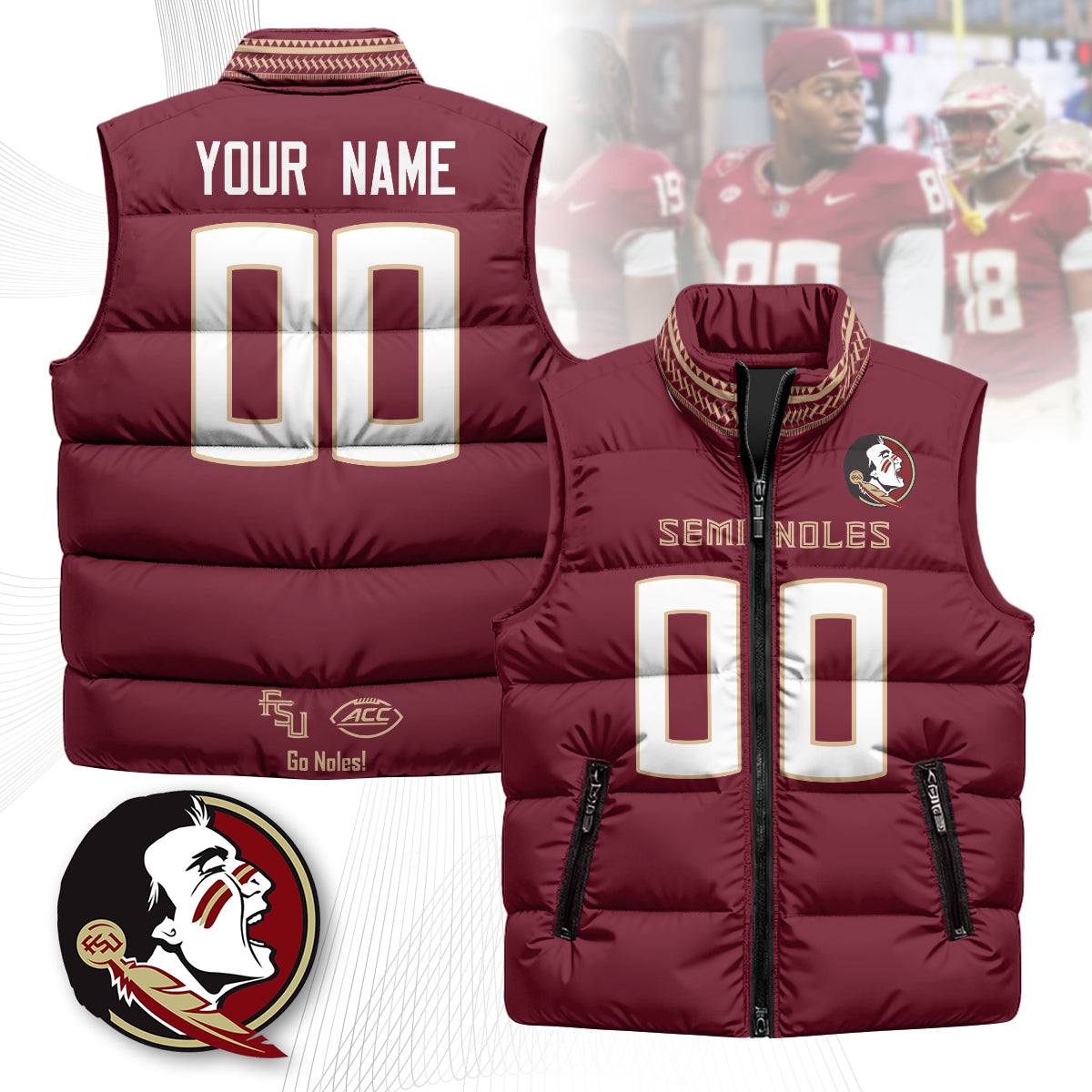 Personalized FSS Unisex Puffer Vest