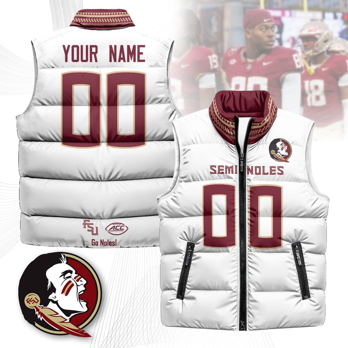 Personalized FSS Unisex Puffer Vest