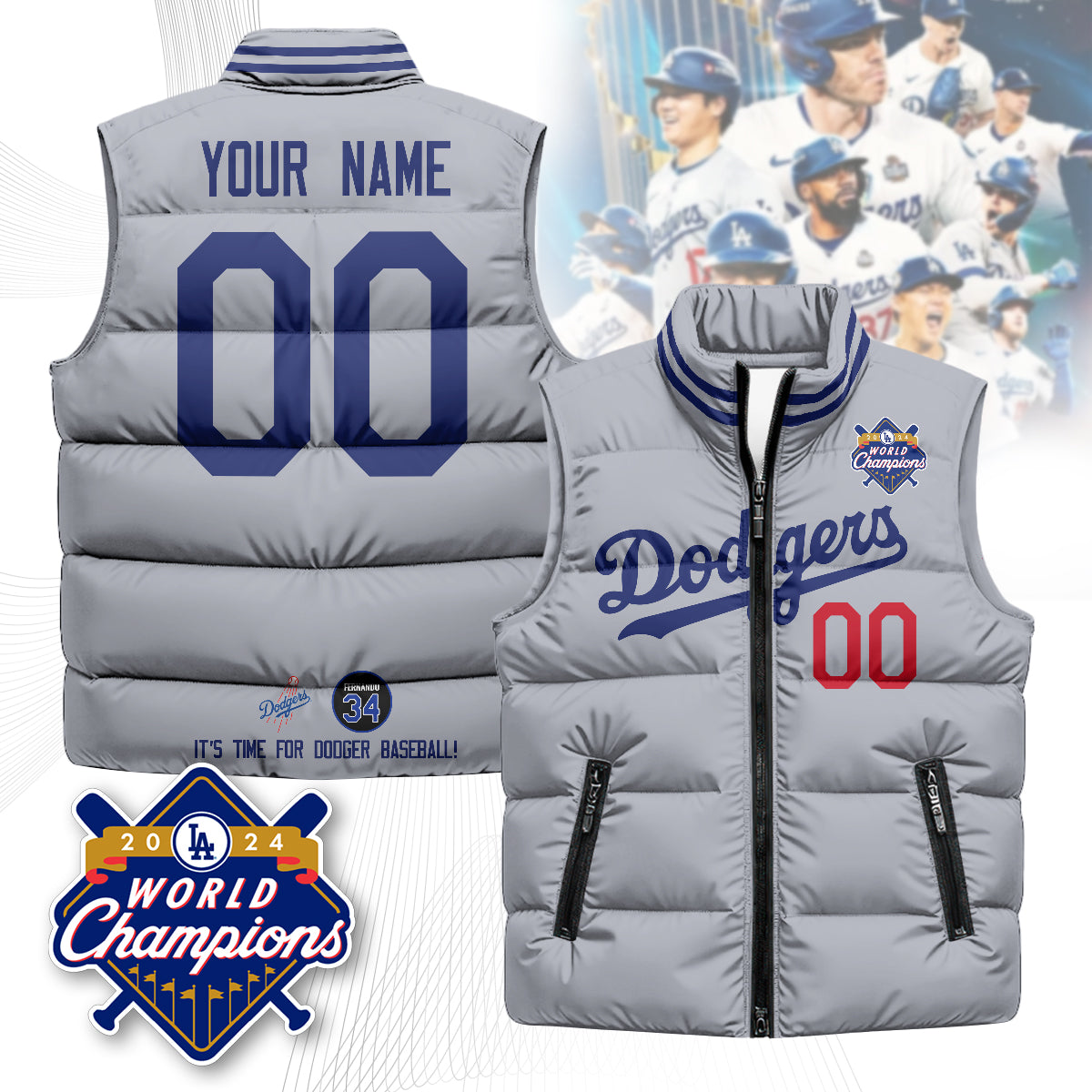 Personalized LAD Unisex Puffer Vest