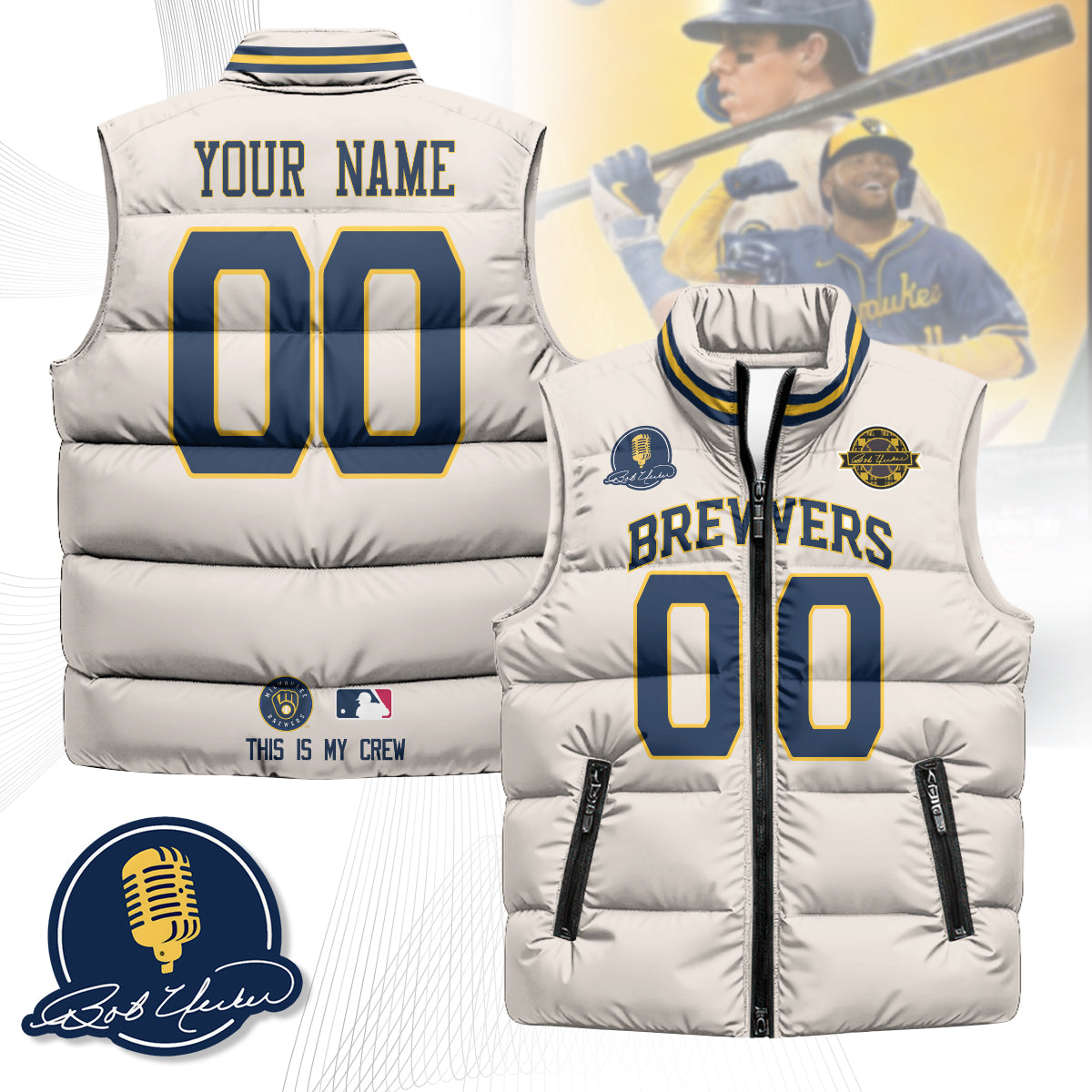 Personalized MB Unisex Puffer Vest