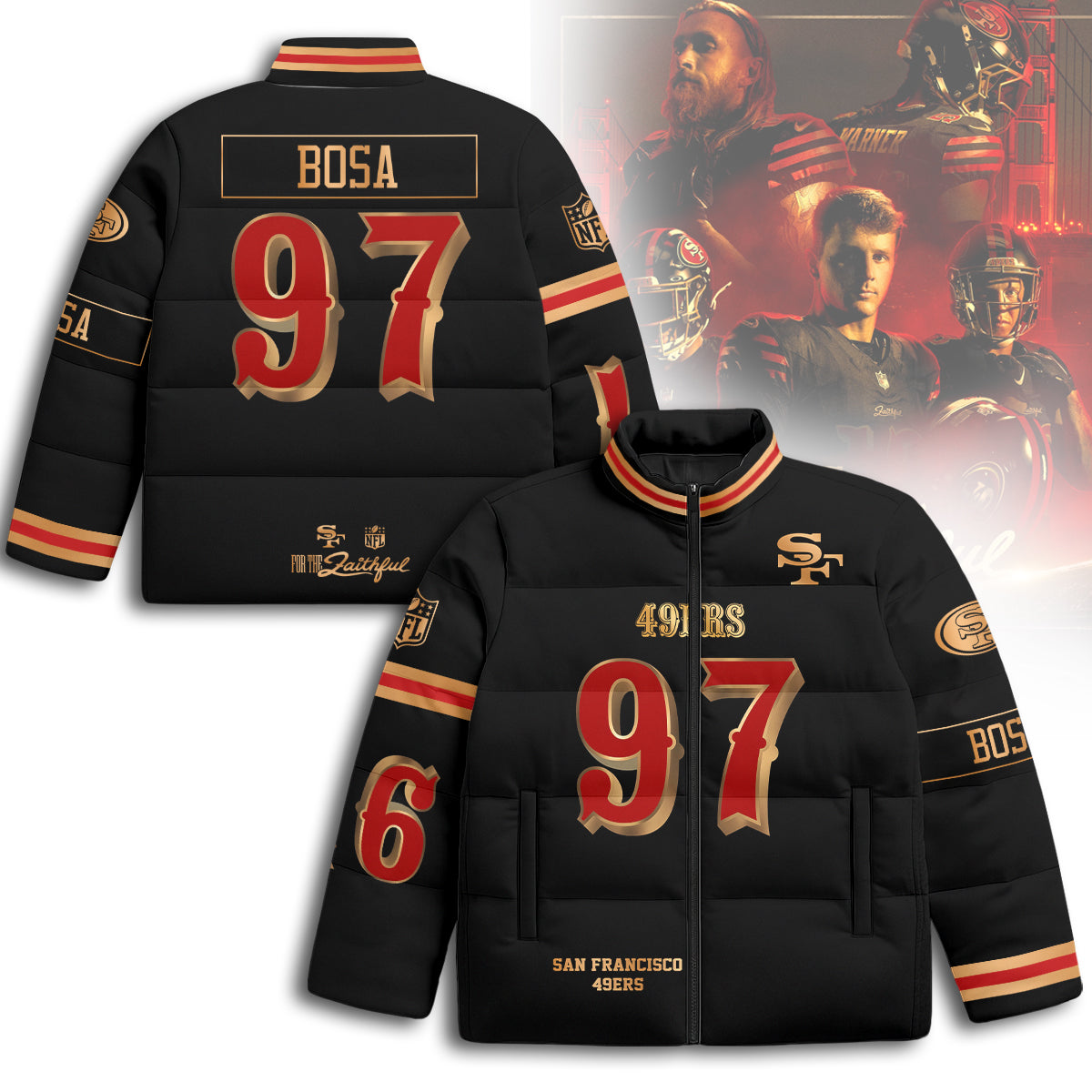 SF  Rivalry Series Puffer Jacket