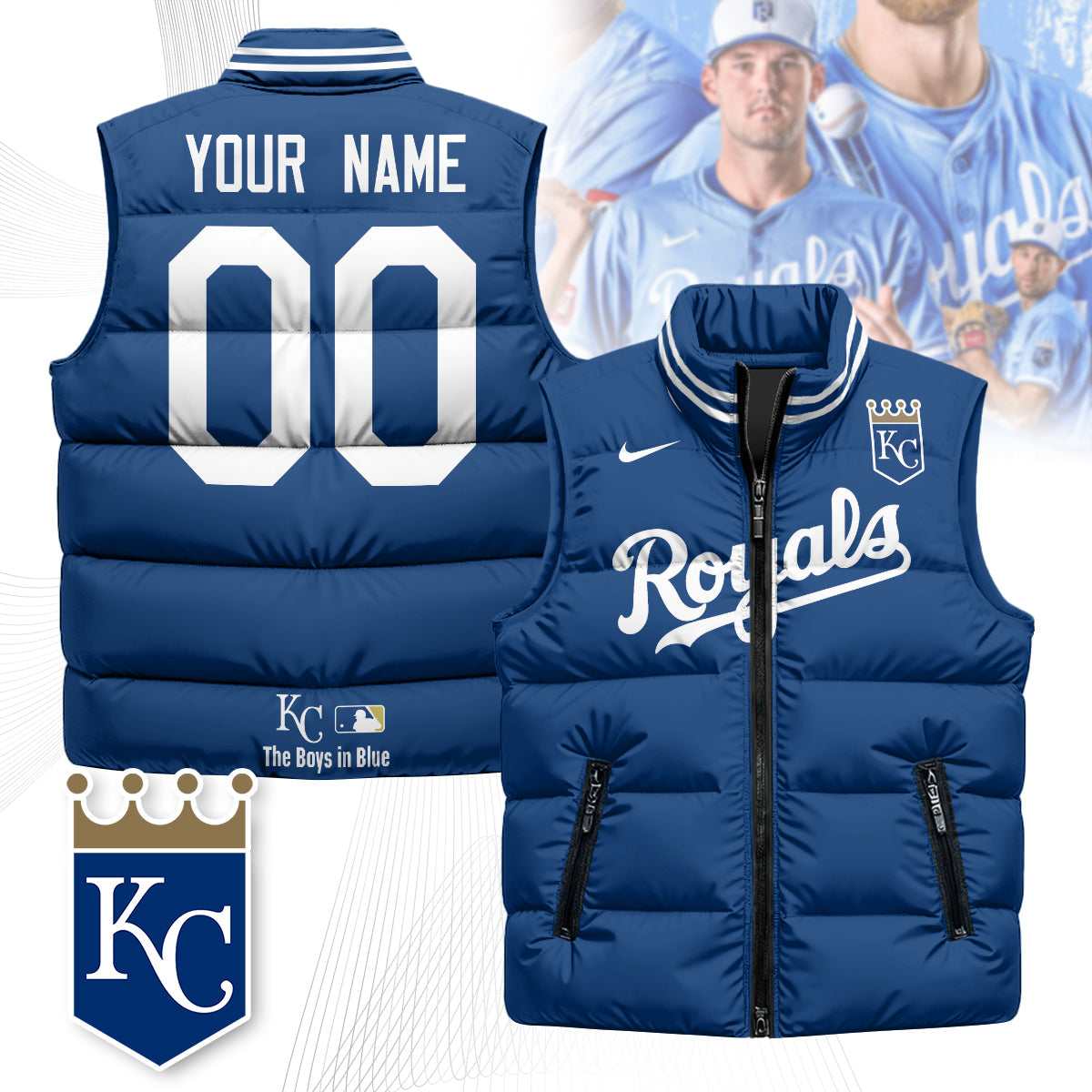 Personalized KCR Unisex Puffer Vest