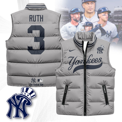 NYY Unisex Puffer Vest