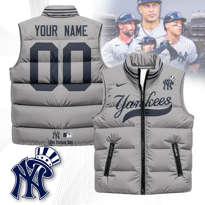 Personalized NYY Unisex Puffer Vest