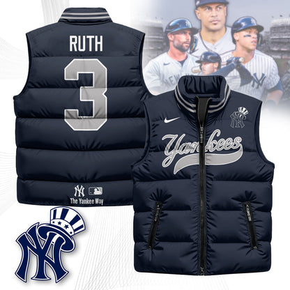 NYY Unisex Puffer Vest