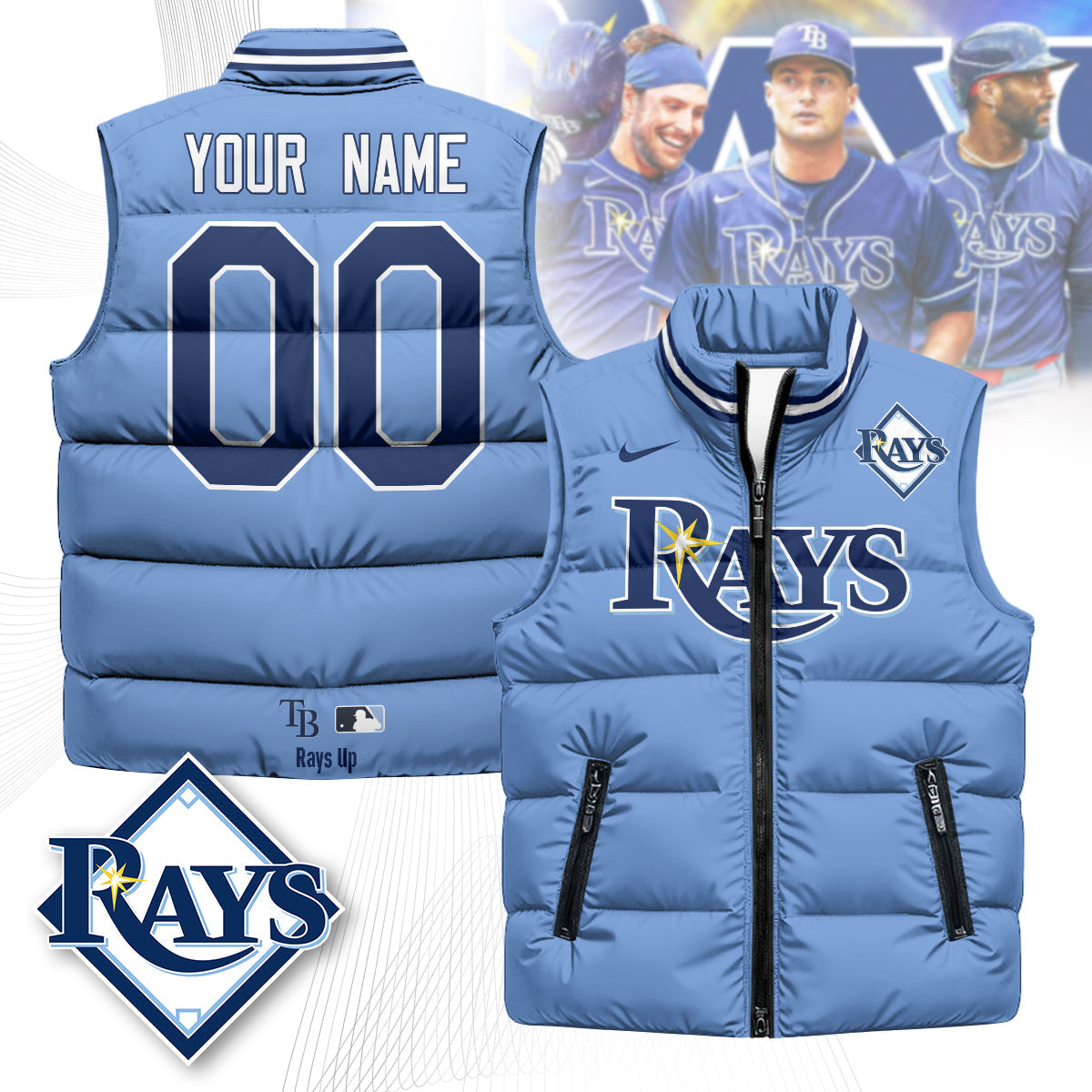 Personalized TBR Unisex Puffer Vest