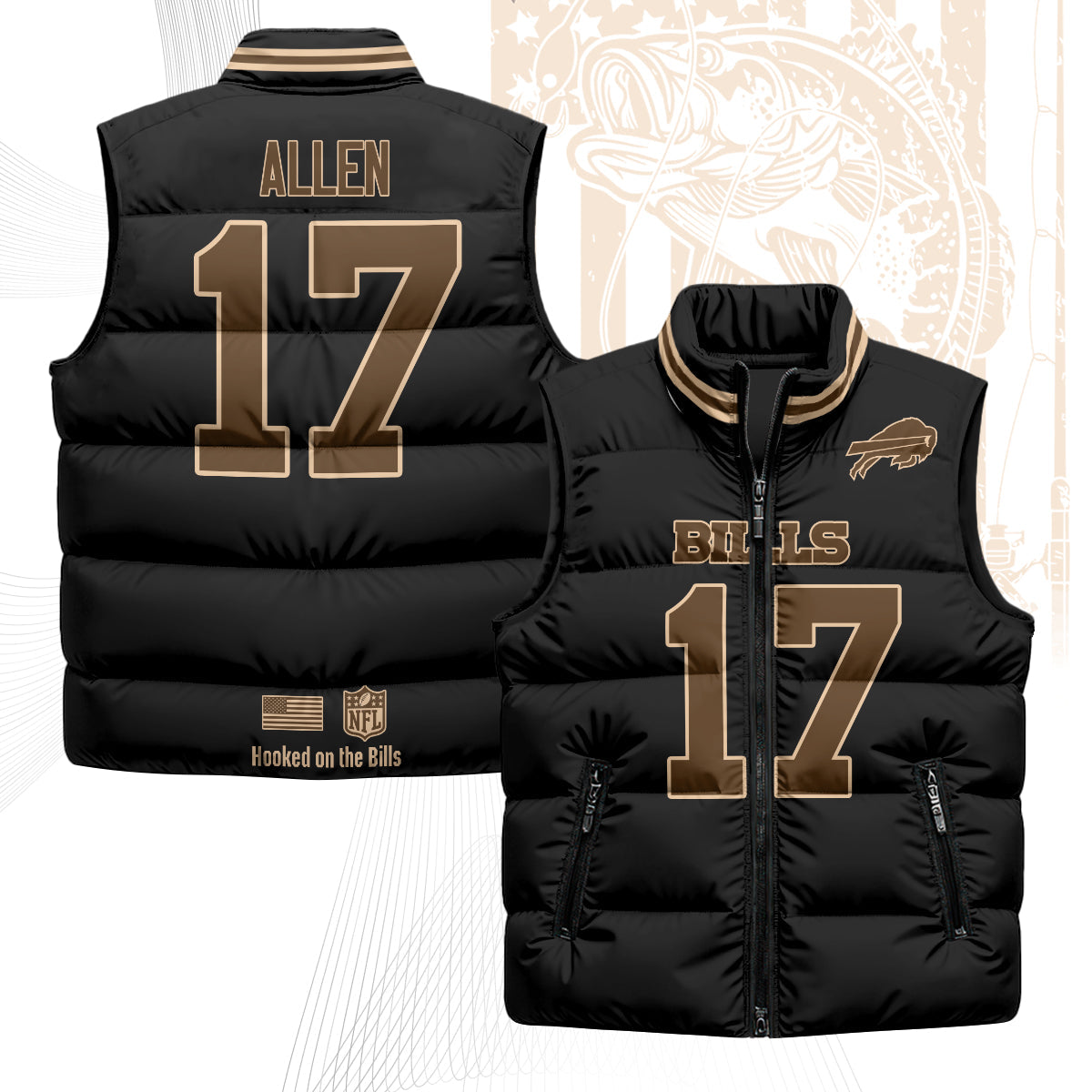 BB Fishing Unisex Puffer Vest