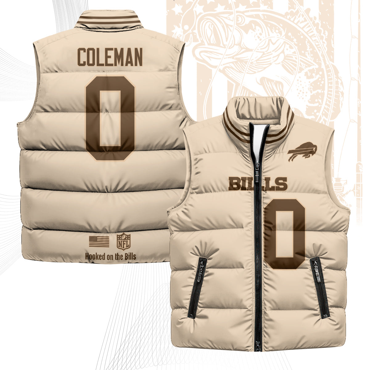 BB Fishing Unisex Puffer Vest