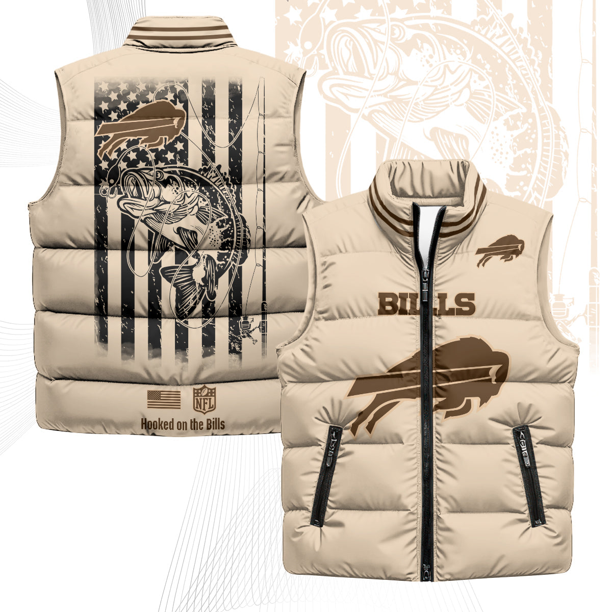 BB Fishing Unisex Puffer Vest