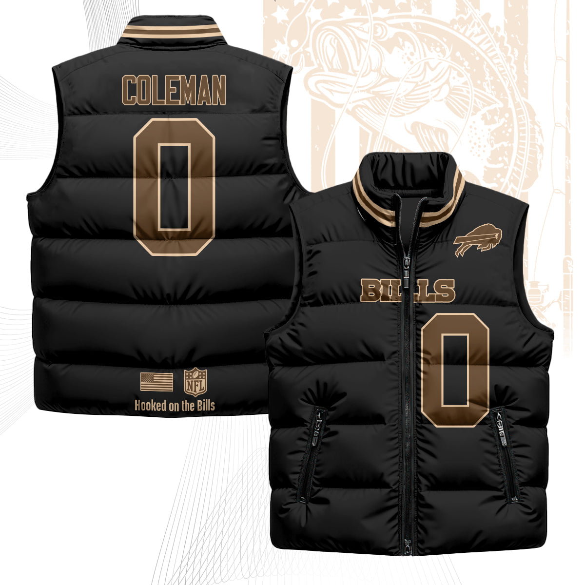 BB Fishing Unisex Puffer Vest