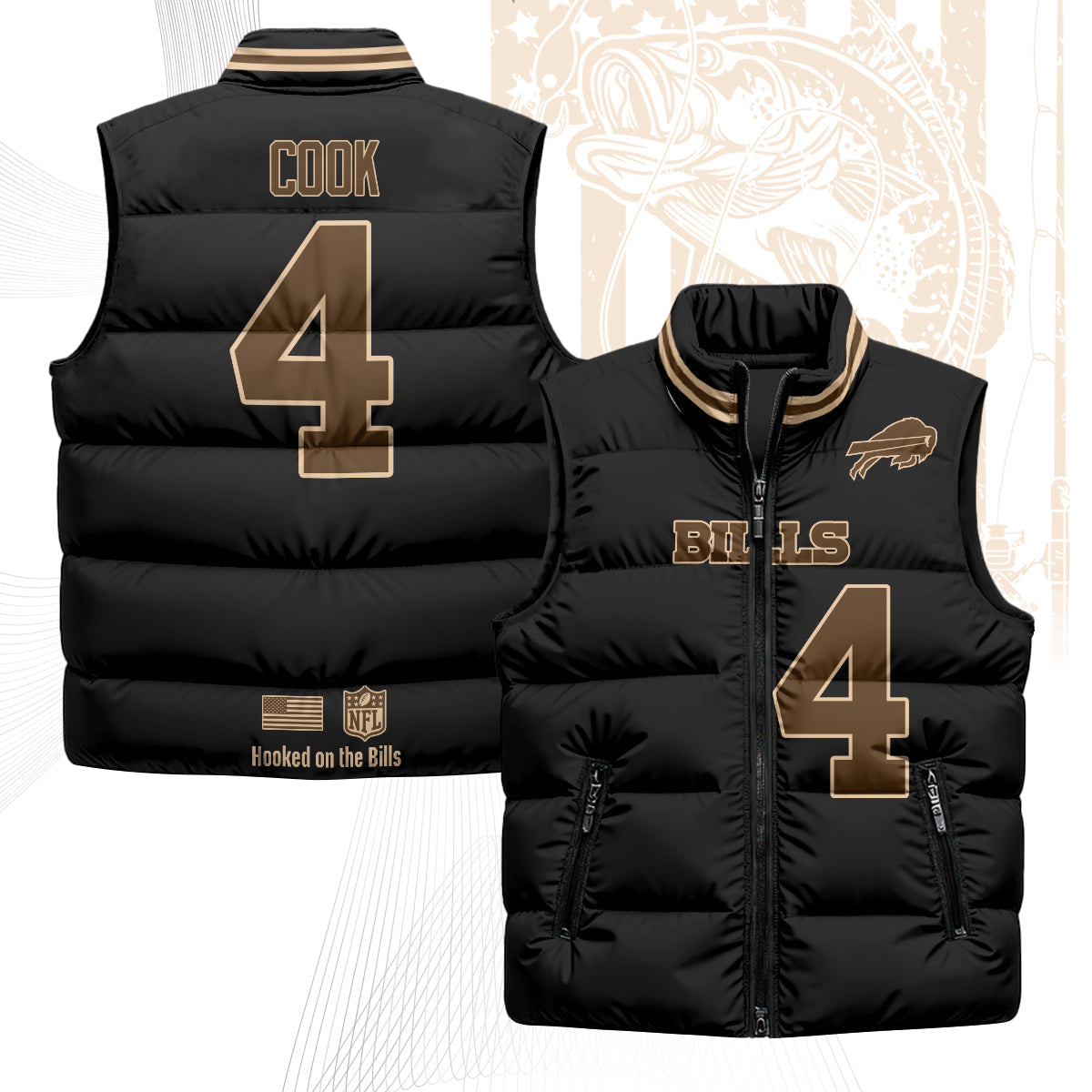 BB Fishing Unisex Puffer Vest