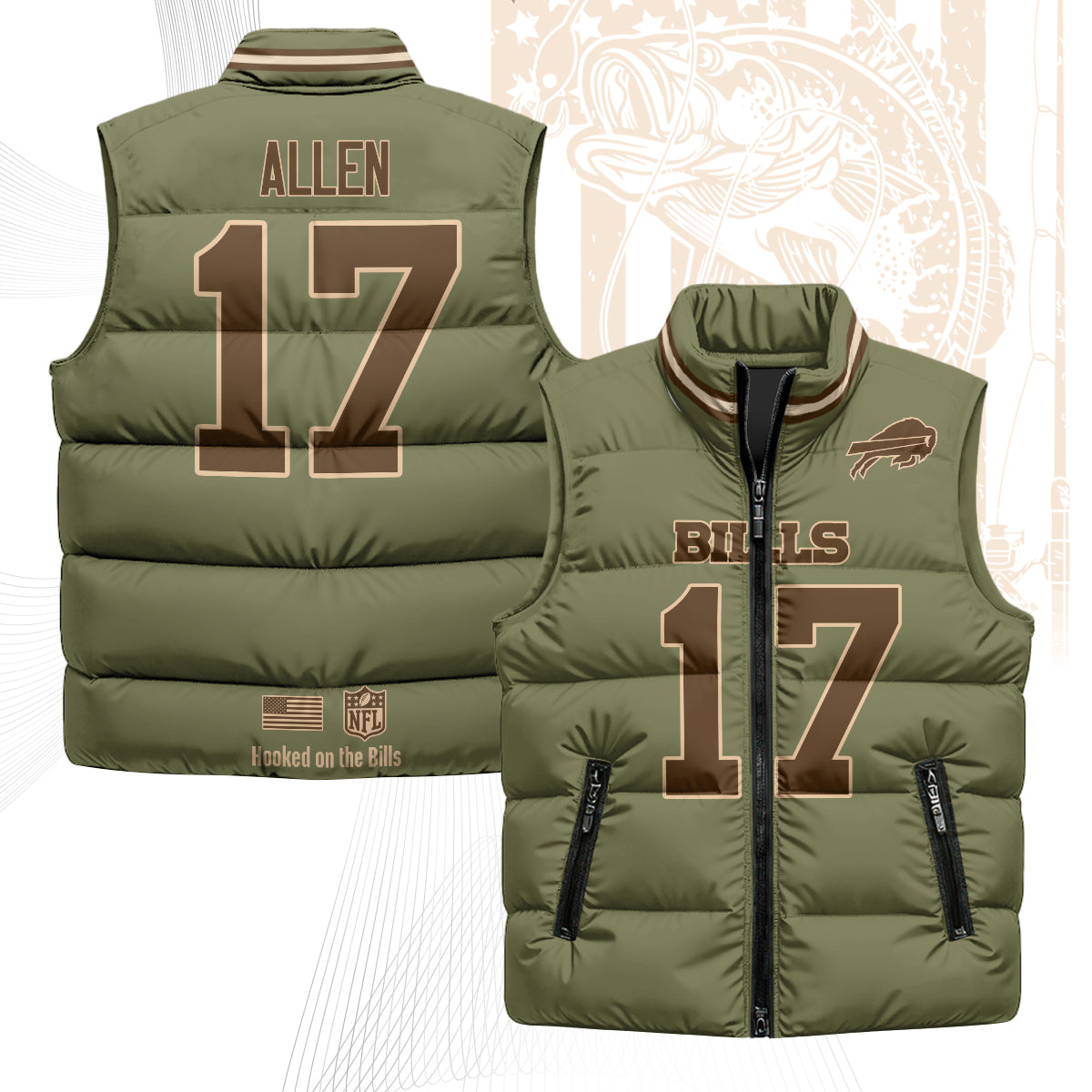 BB Fishing Unisex Puffer Vest