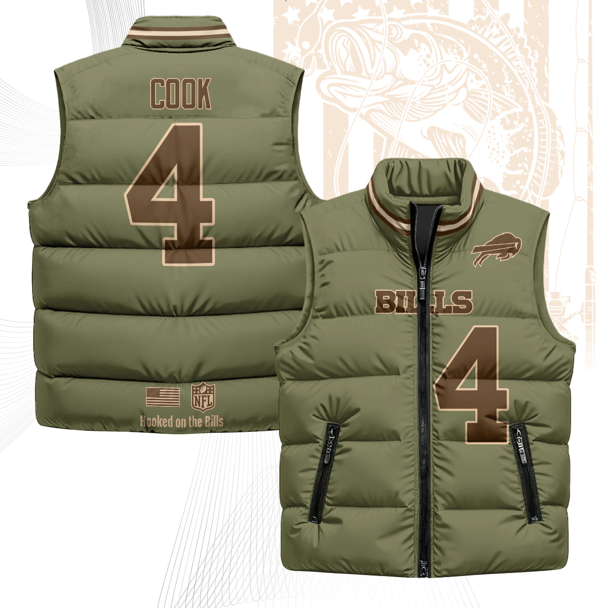 BB Fishing Unisex Puffer Vest