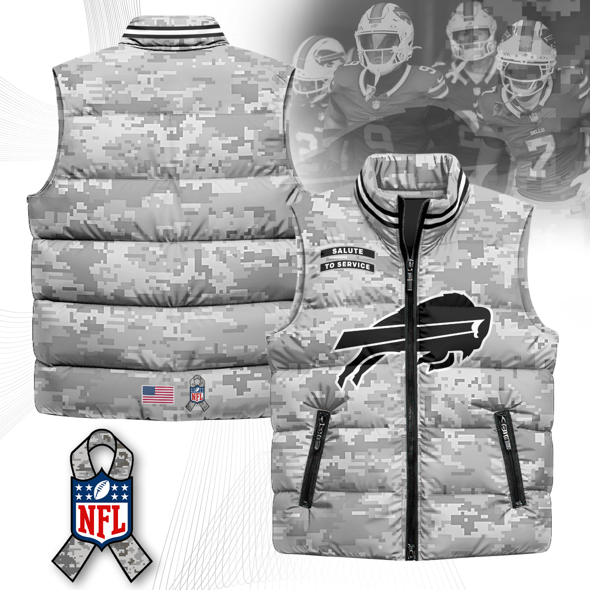 BB Salute To Service Puffer Vest