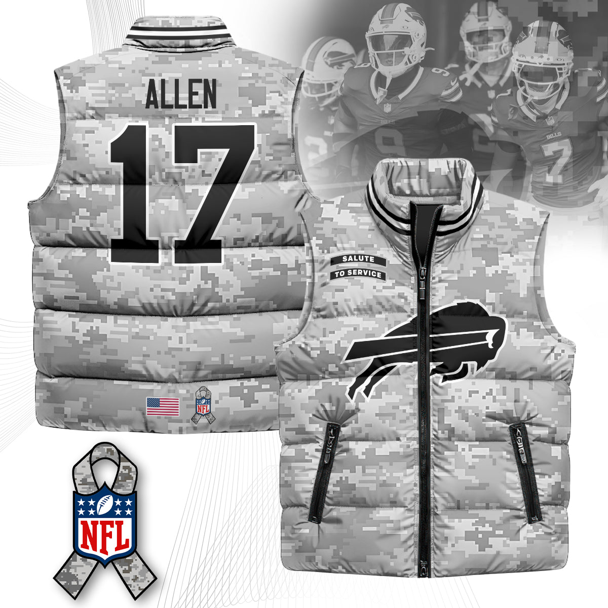 BB Salute To Service Puffer Vest